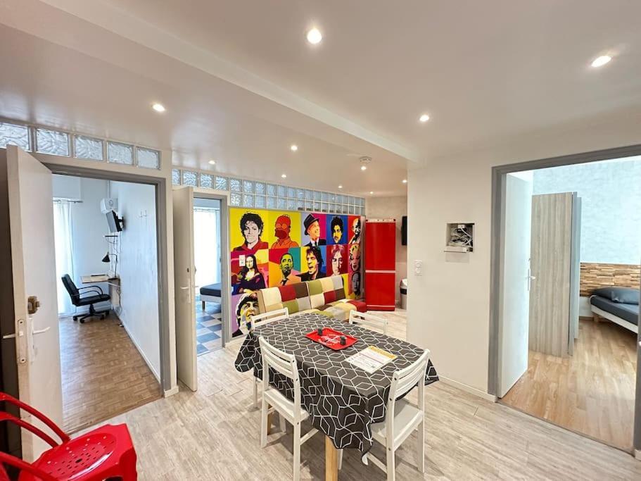 Appartement Avec 4 Chambres Doubles - Proche De La Mer, Des Transports Et De La Promenade Des Anglais نيس المظهر الخارجي الصورة