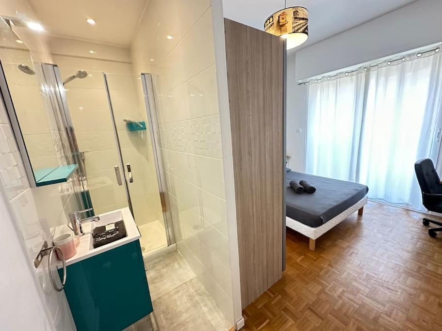 Appartement Avec 4 Chambres Doubles - Proche De La Mer, Des Transports Et De La Promenade Des Anglais نيس المظهر الخارجي الصورة