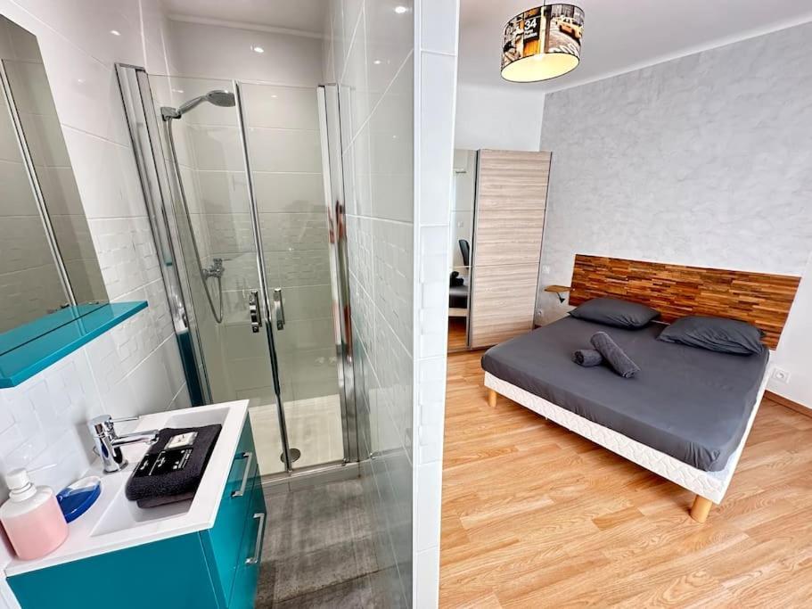 Appartement Avec 4 Chambres Doubles - Proche De La Mer, Des Transports Et De La Promenade Des Anglais نيس المظهر الخارجي الصورة